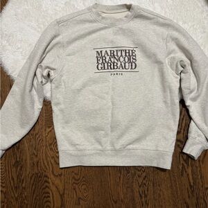 Marithe Francois Girbaud Gray Sweatshirt